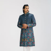 Load image into Gallery viewer, Men&#39;s Green Floral Sherwani
