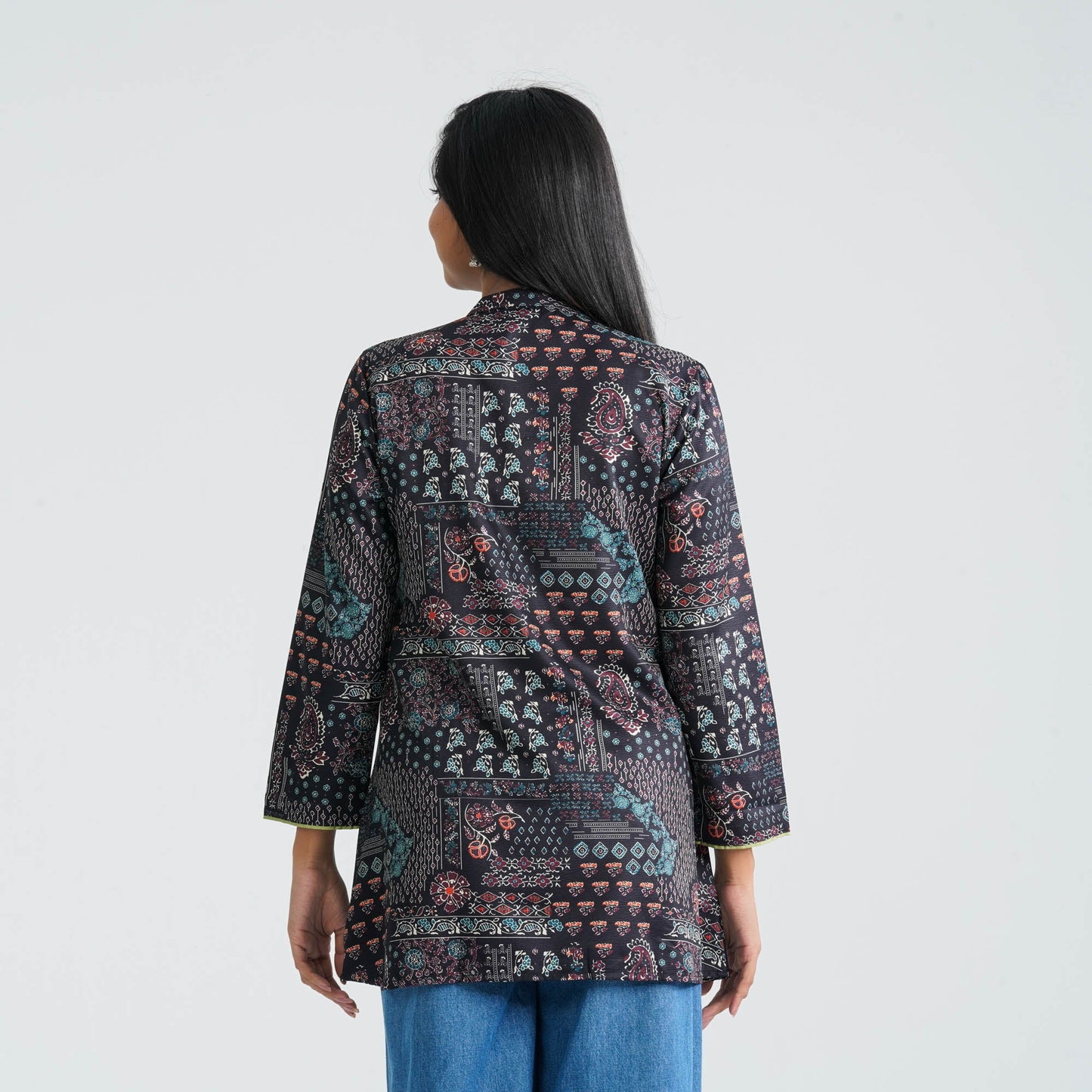Women’s Digital Printed Silk Top
