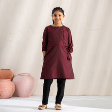 Load image into Gallery viewer, Girl&#39;s Maroon Tunic
