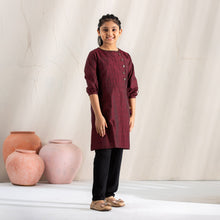 Load image into Gallery viewer, Girl&#39;s Maroon Tunic
