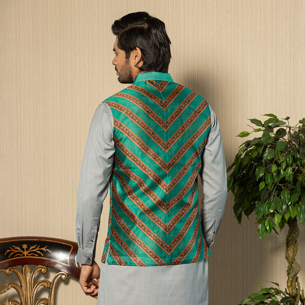 Mens Vest - Teal Color