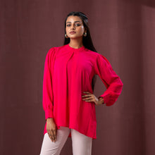 Load image into Gallery viewer, ETHNIC WORKWEAR TOP-PINK
