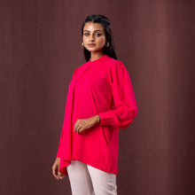 Load image into Gallery viewer, ETHNIC WORKWEAR TOP-PINK
