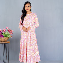 Load image into Gallery viewer, Ladies Dress- Pink/Yellow
