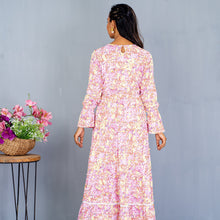 Load image into Gallery viewer, Ladies Dress- Pink/Yellow
