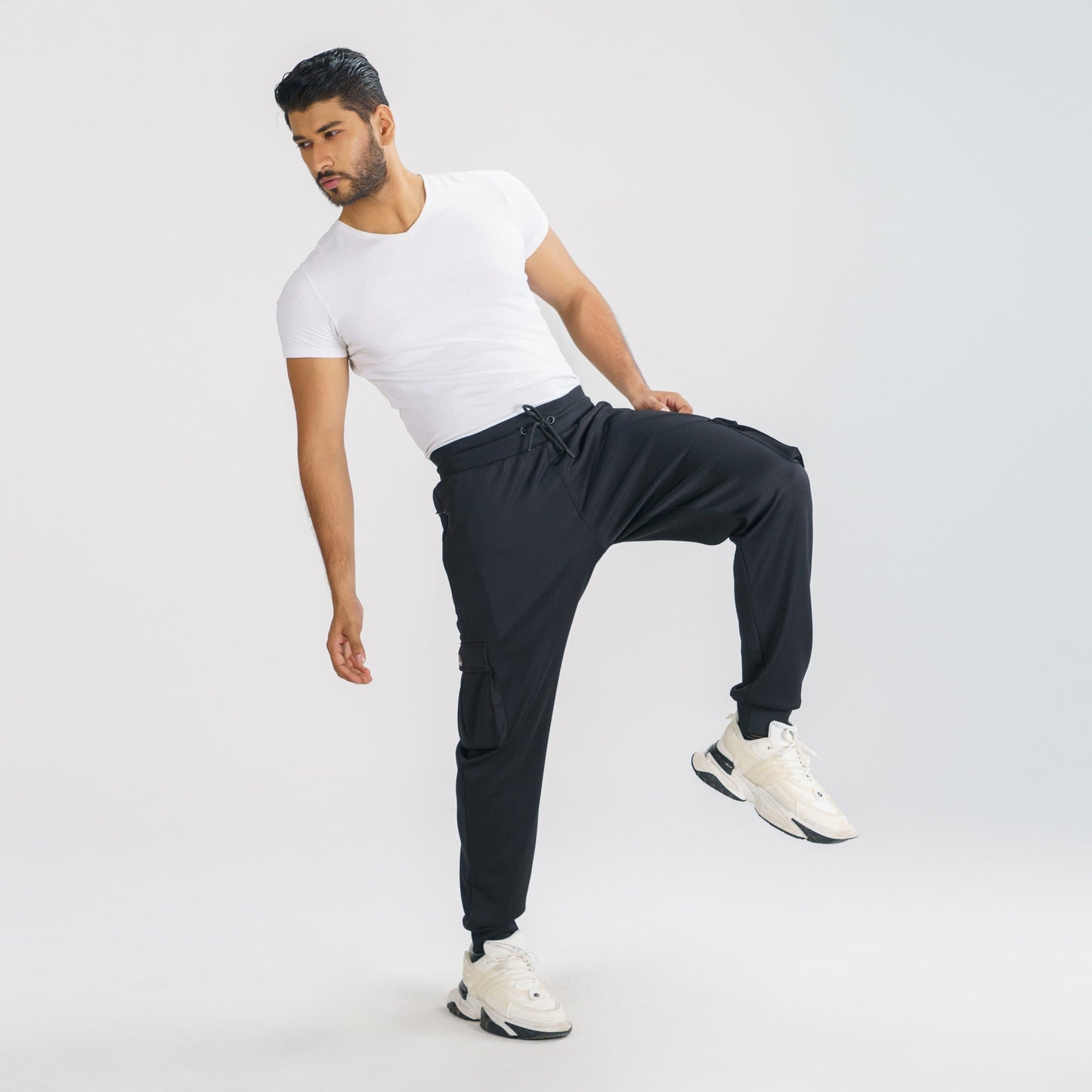 Men's Black Joggers