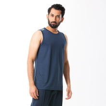 Load image into Gallery viewer, MENS TANK TOP-NAVY BLUE
