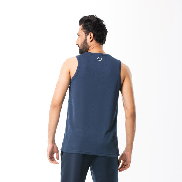 MENS TANK TOP-NAVY BLUE