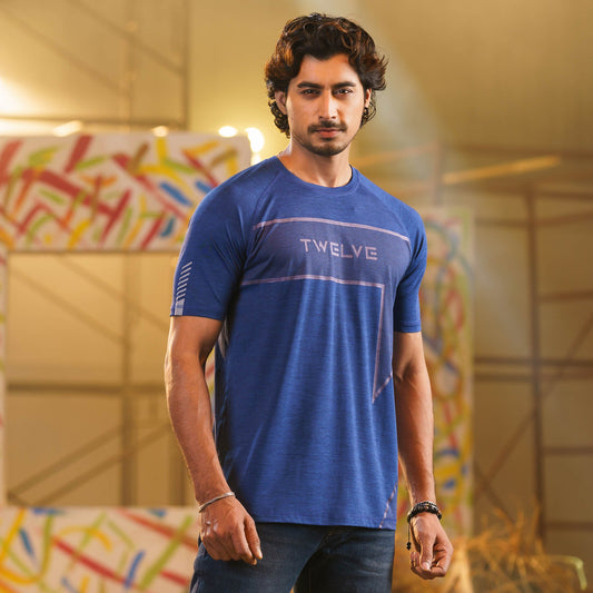 Mens Navy Activewear T-Shirt