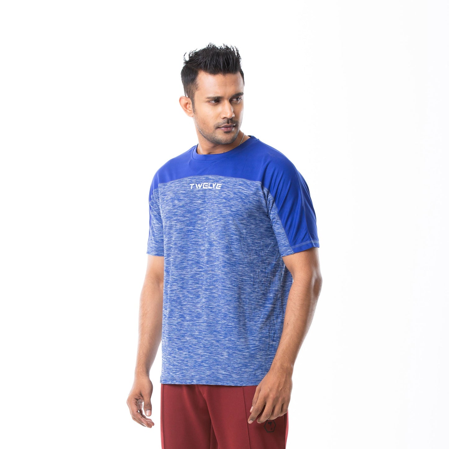 Mens Royal Blue Print T-Shirt