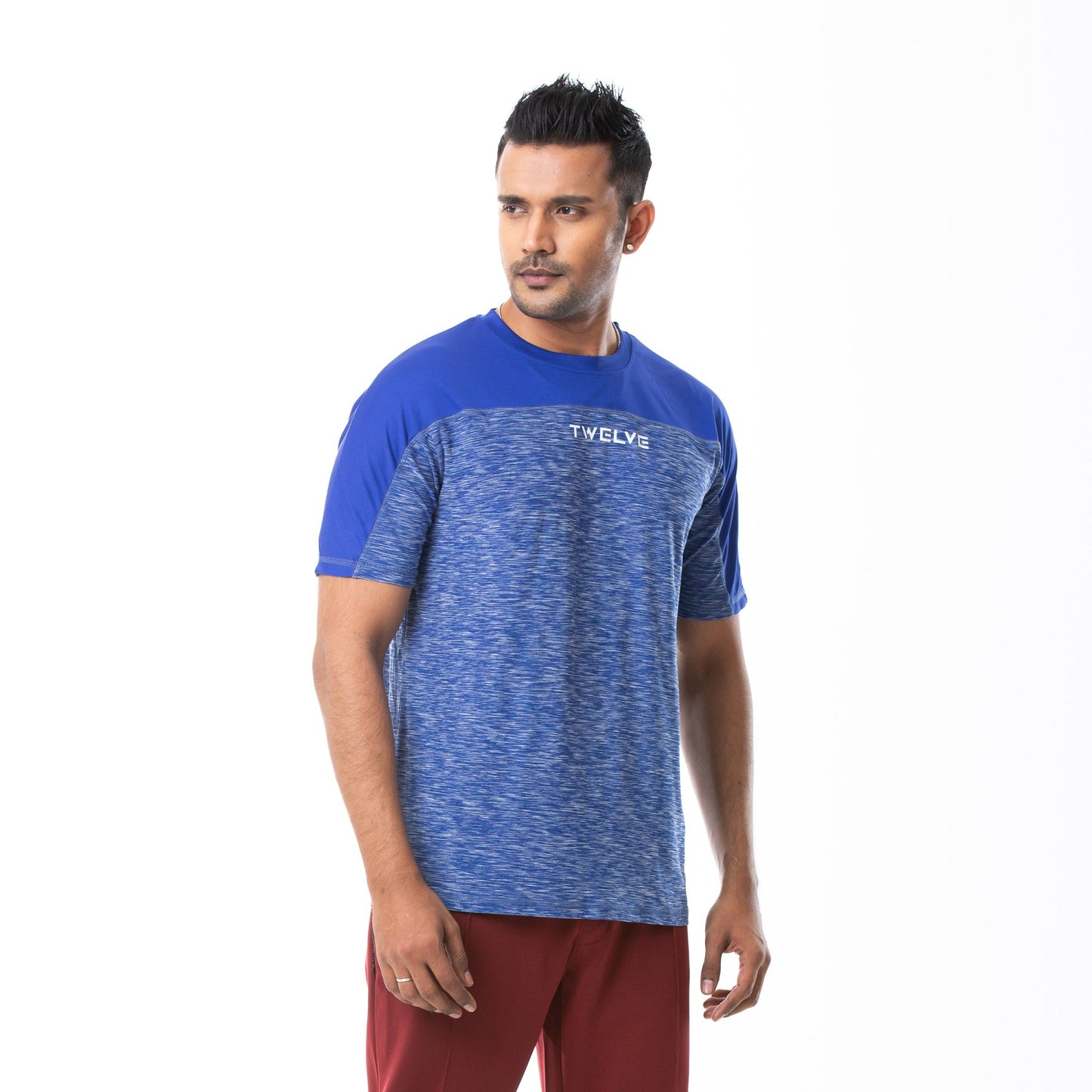 Mens Royal Blue Print T-Shirt