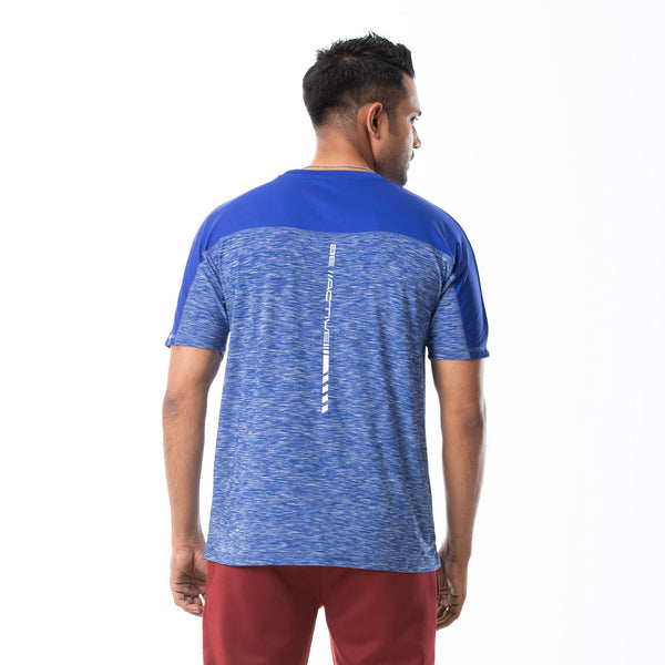 Men's Royal Blue Print T-Shirt