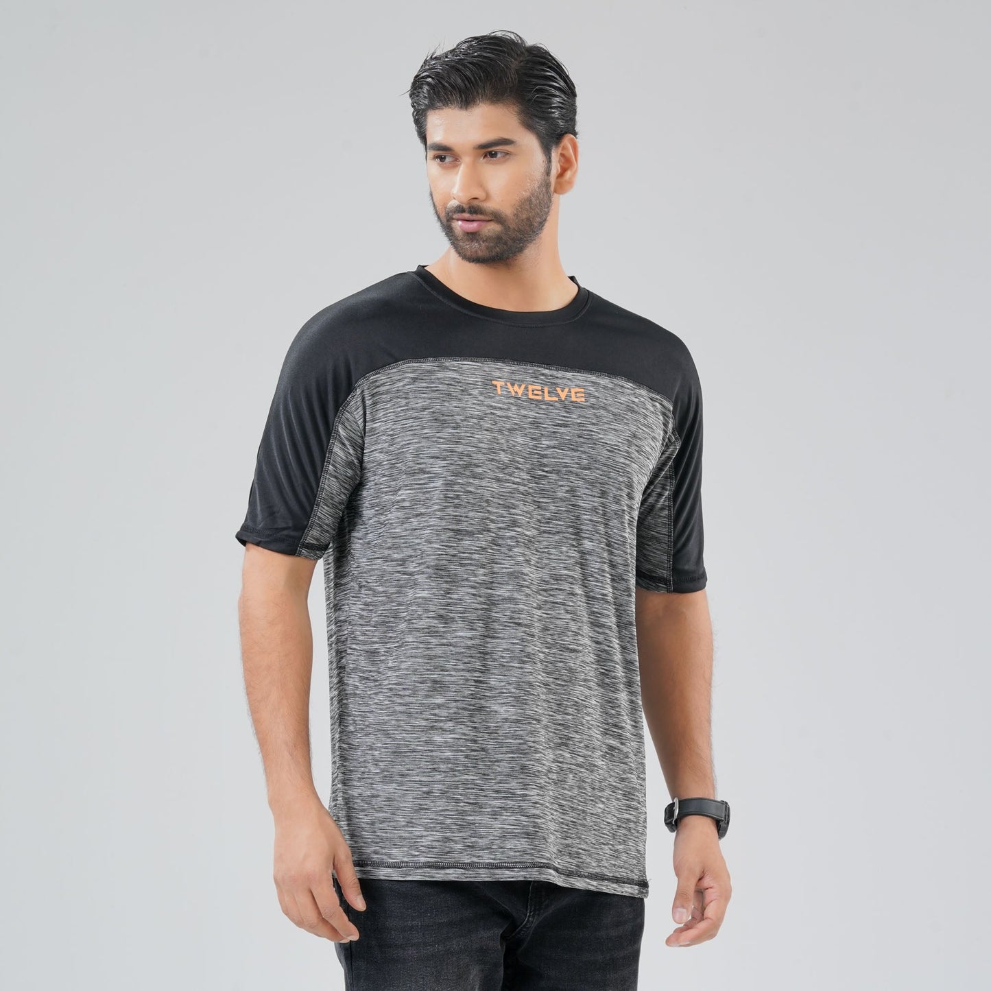 Mens Black Print T-Shirt