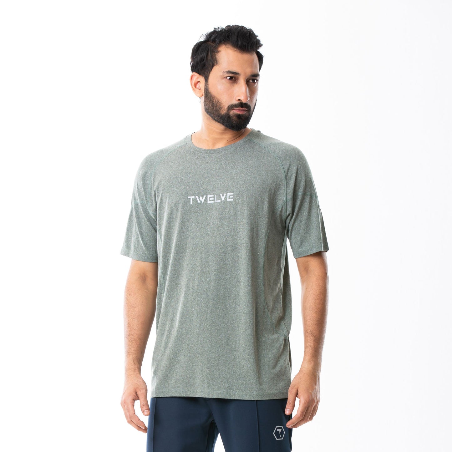 Mens Green Activewear T-Shirt
