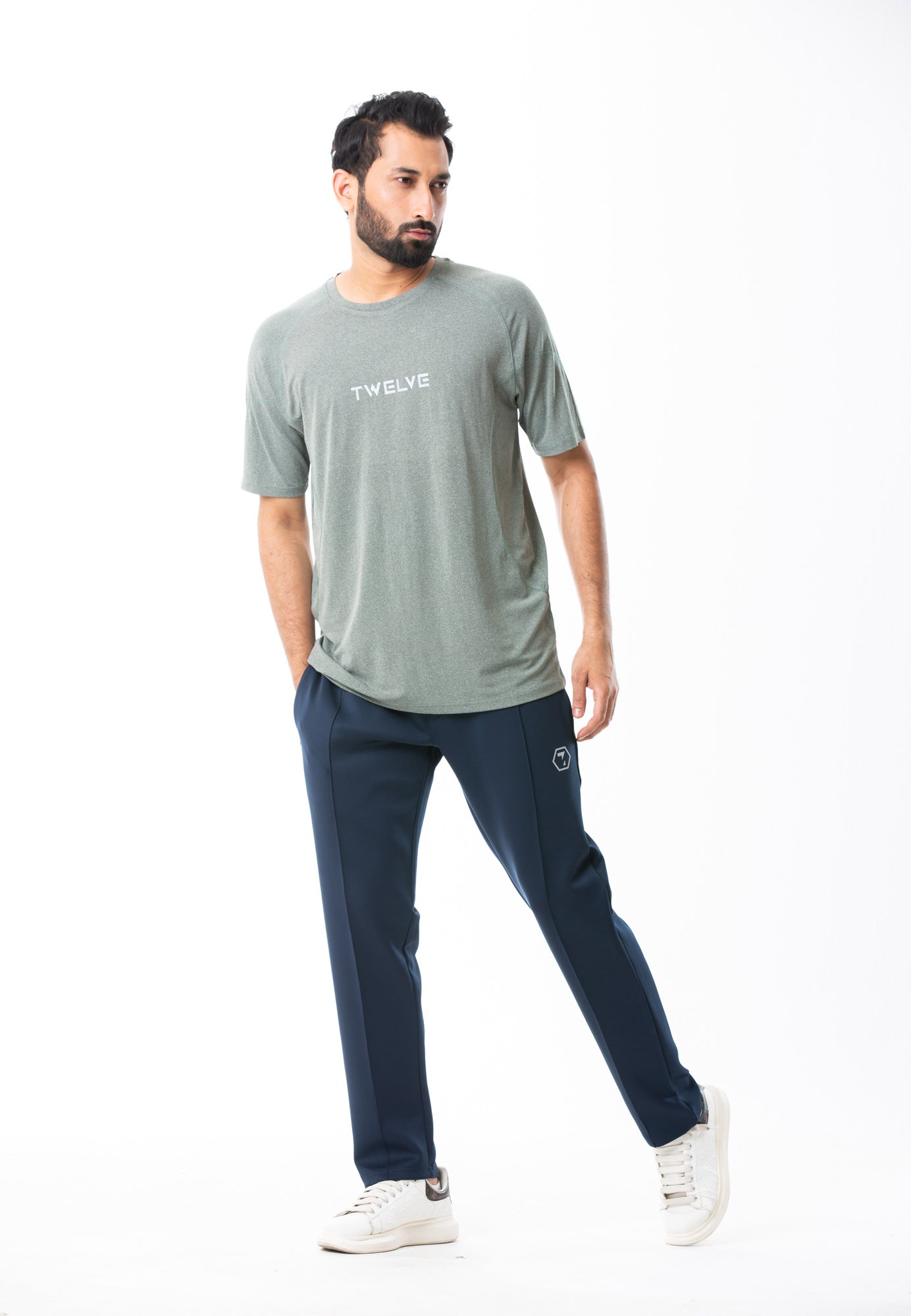 Mens Green Activewear T-Shirt