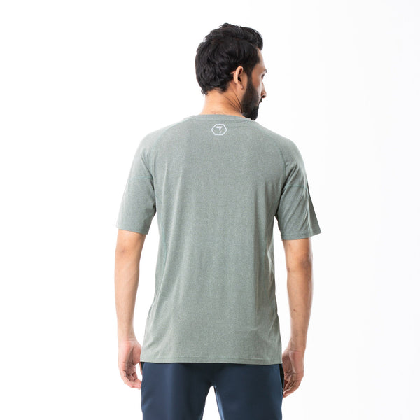 Men's Green Activewear T-Shirt