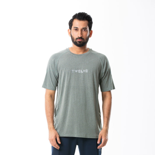 Mens Green Activewear T-Shirt
