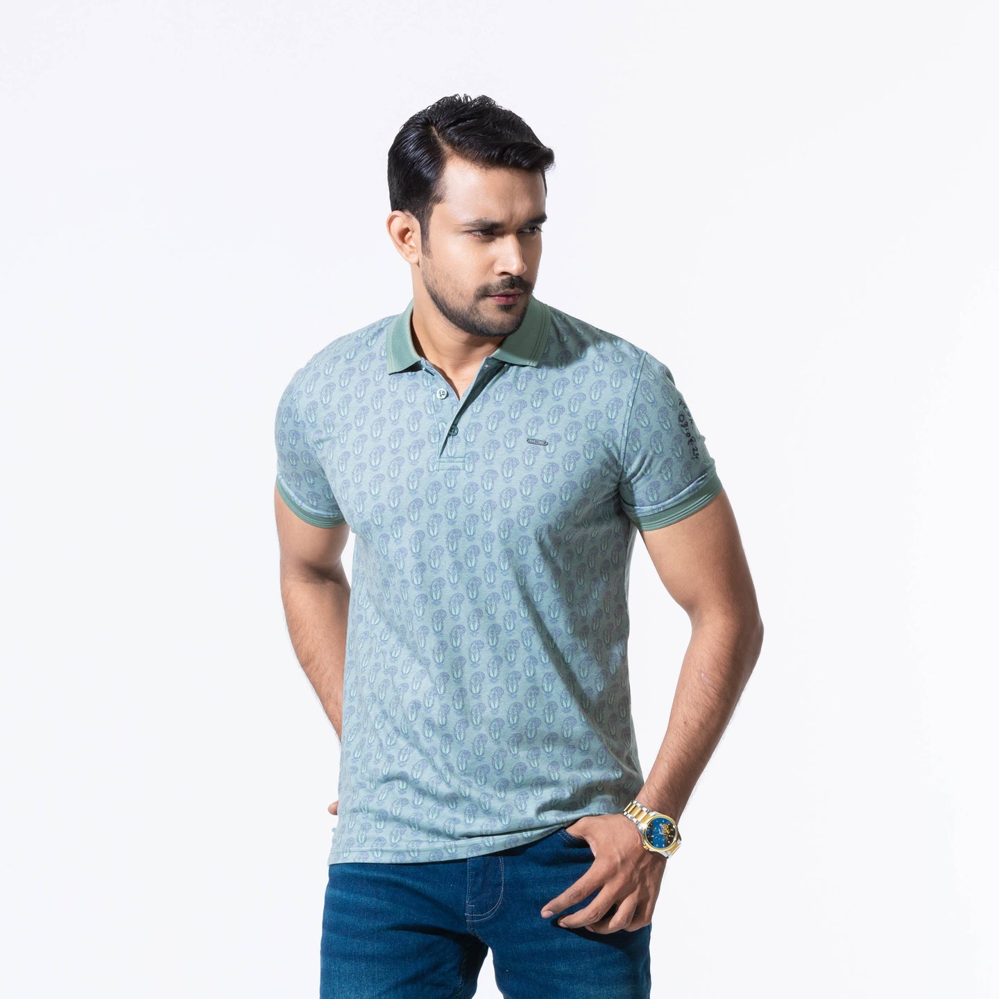 Men’s Green Polo T-Shirt