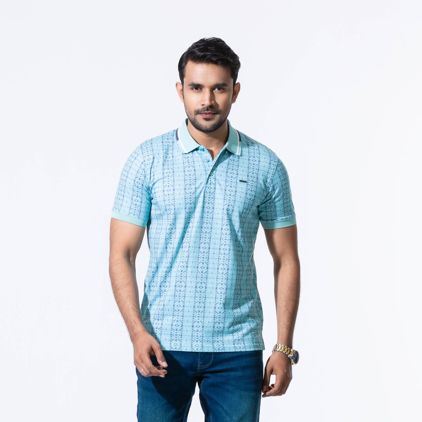 Men’s Pastel Green Polo T-Shirt