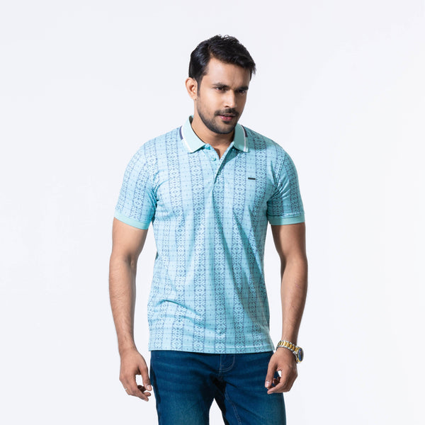 Men’s Pastel Green Polo T-Shirt