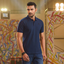 Load image into Gallery viewer, Men’s Navy Polo
