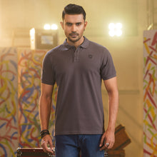 Load image into Gallery viewer, Men’s Dark Grey Polo
