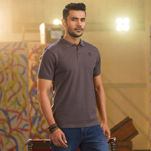 Load image into Gallery viewer, Men’s Dark Grey Polo
