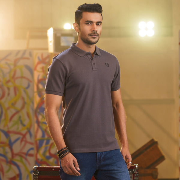 Men’s Dark Grey Polo