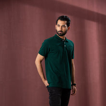 Load image into Gallery viewer, Men’s Green Polo
