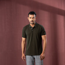 Load image into Gallery viewer, Men’s Olive Polo
