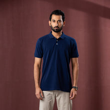 Load image into Gallery viewer, Men’s Navy Polo
