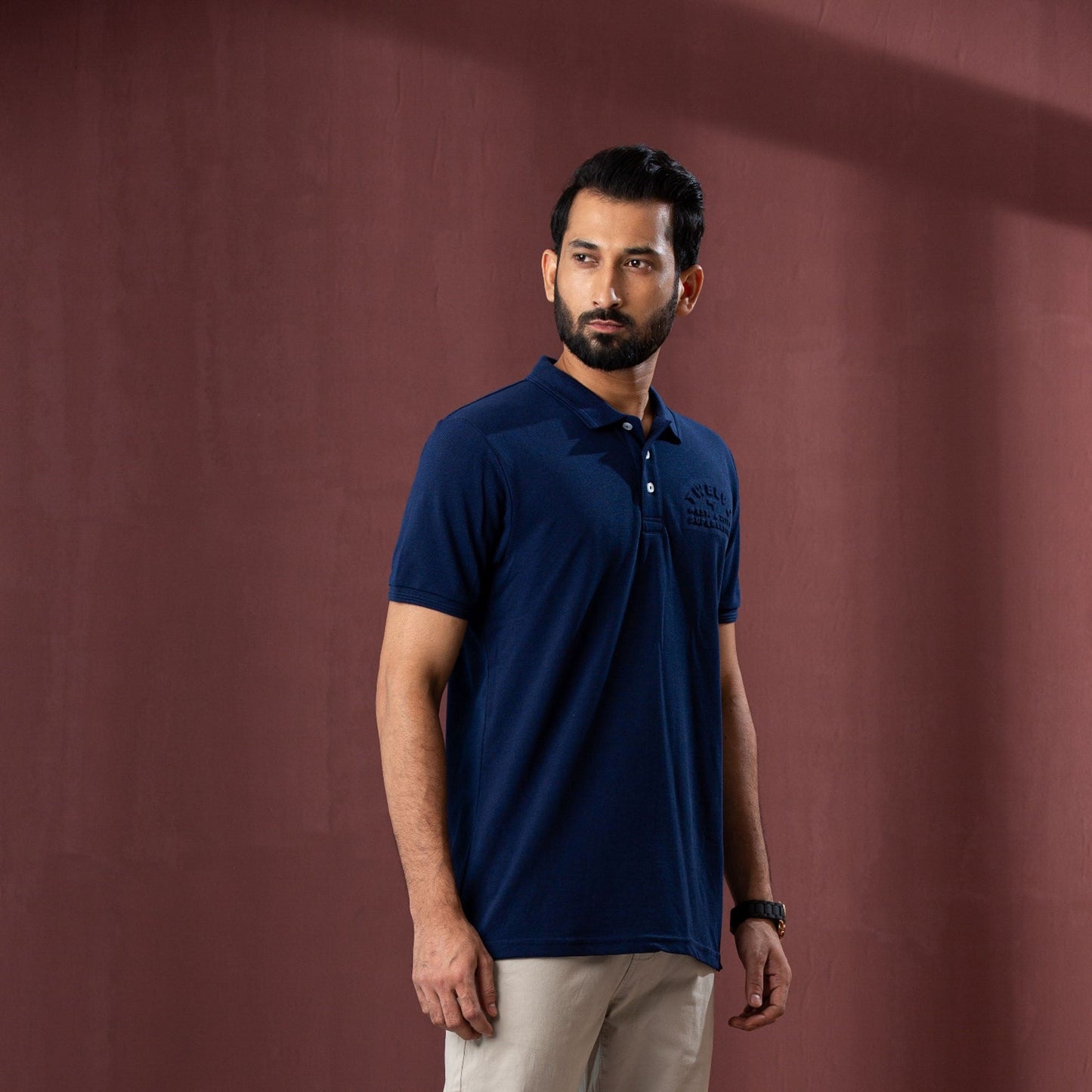 Mens Navy Polo