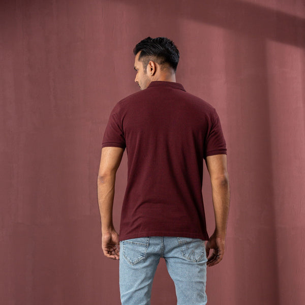 Men’s Maroon Polo