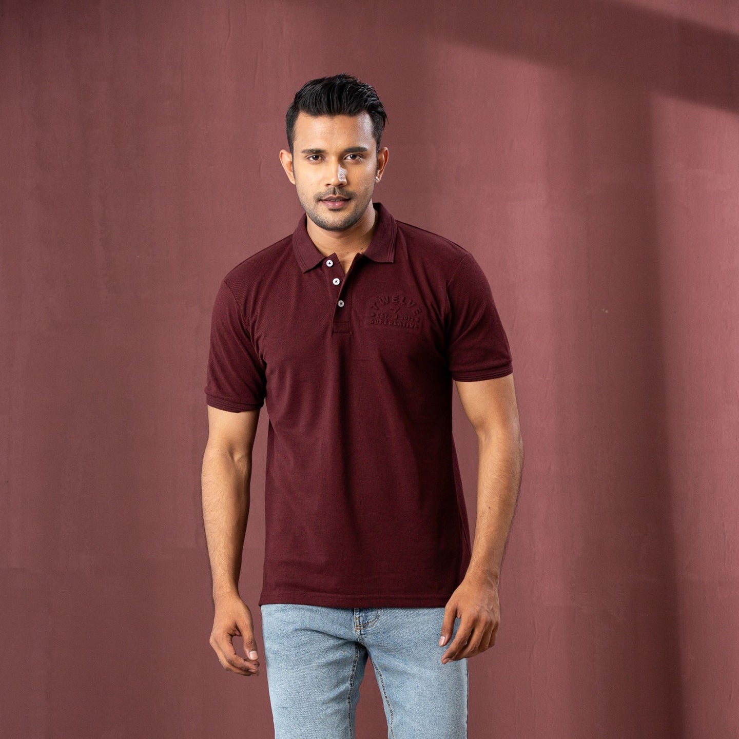 Men’s Maroon Polo