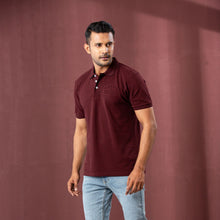 Load image into Gallery viewer, Men’s Maroon Polo
