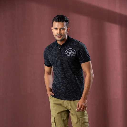 Mens Black Polo
