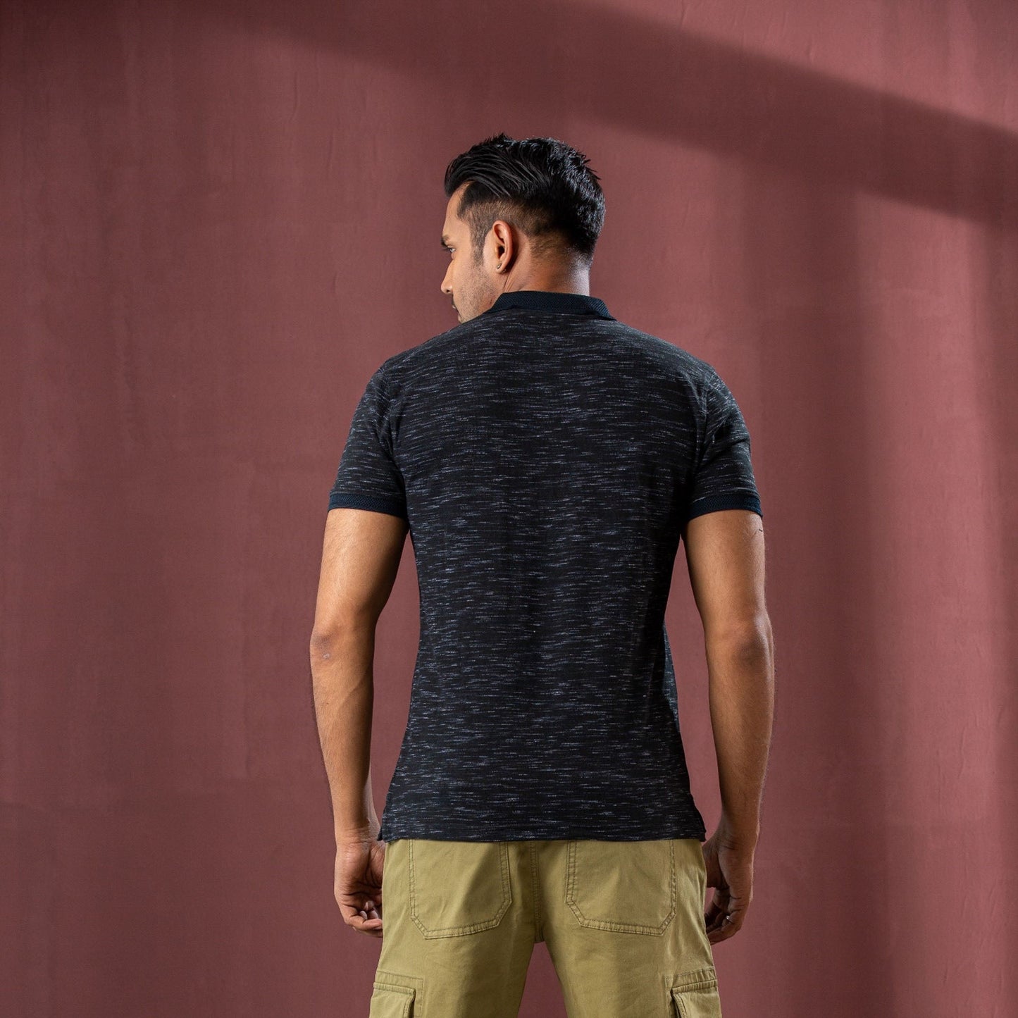 Mens Black Polo