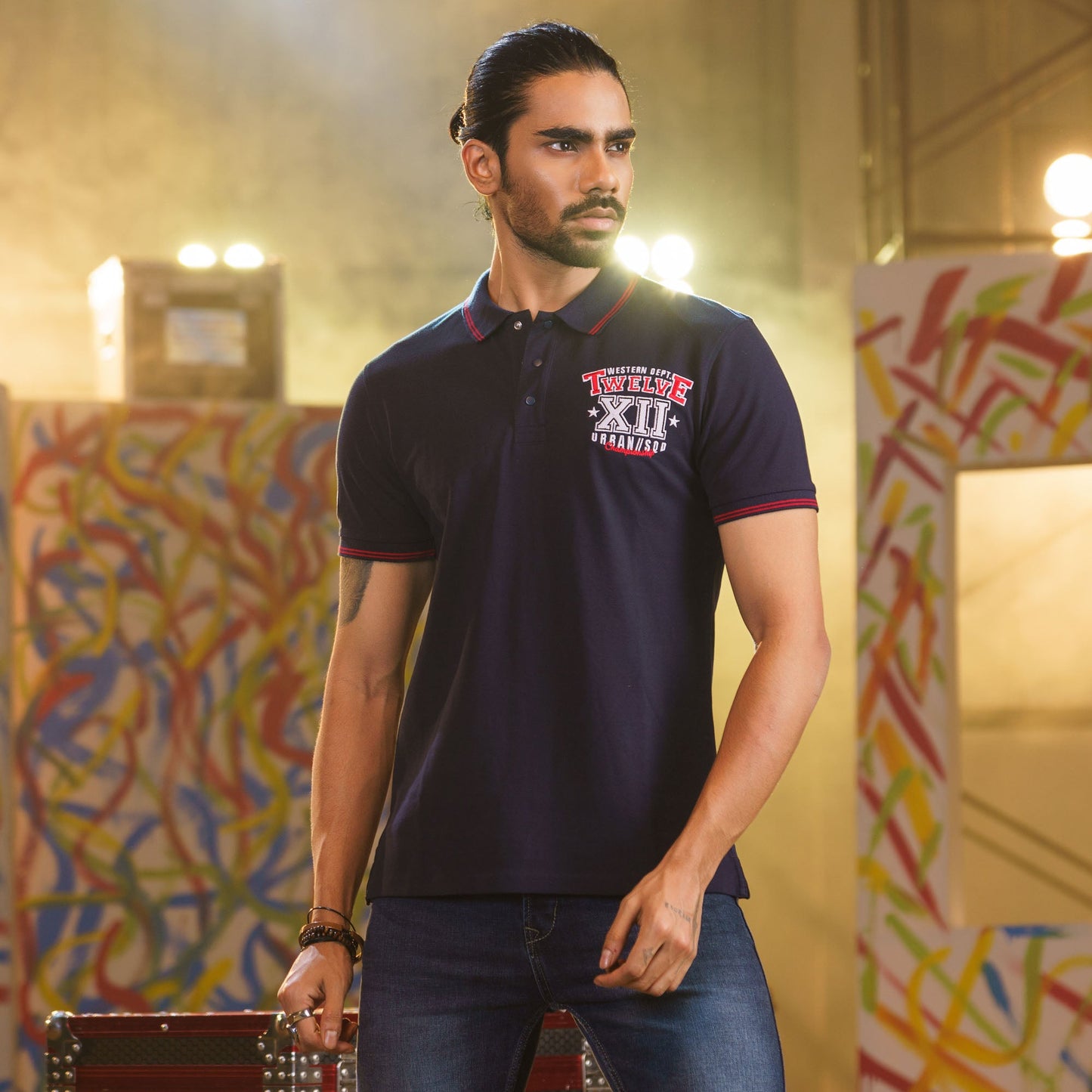 Mens Navy Polo