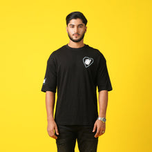 Load image into Gallery viewer, Men&#39;s Black Drop Shoulder T-Shirt
