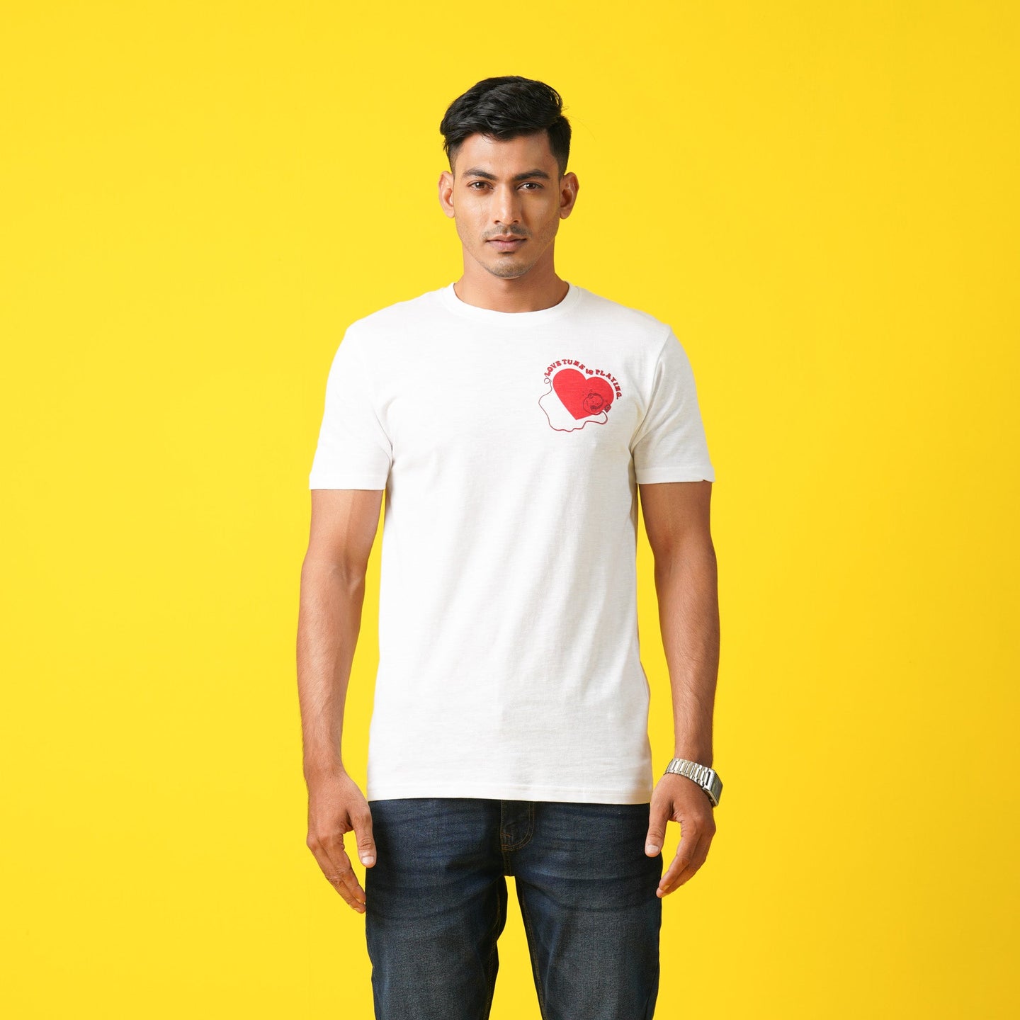 Men’s White T-Shirt