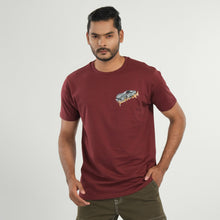 Load image into Gallery viewer, Men&#39;s Maroon Casual T-Shirt
