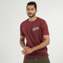 Load image into Gallery viewer, Men&#39;s Maroon Casual T-Shirt
