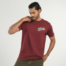 Load image into Gallery viewer, Men&#39;s Maroon Casual T-Shirt
