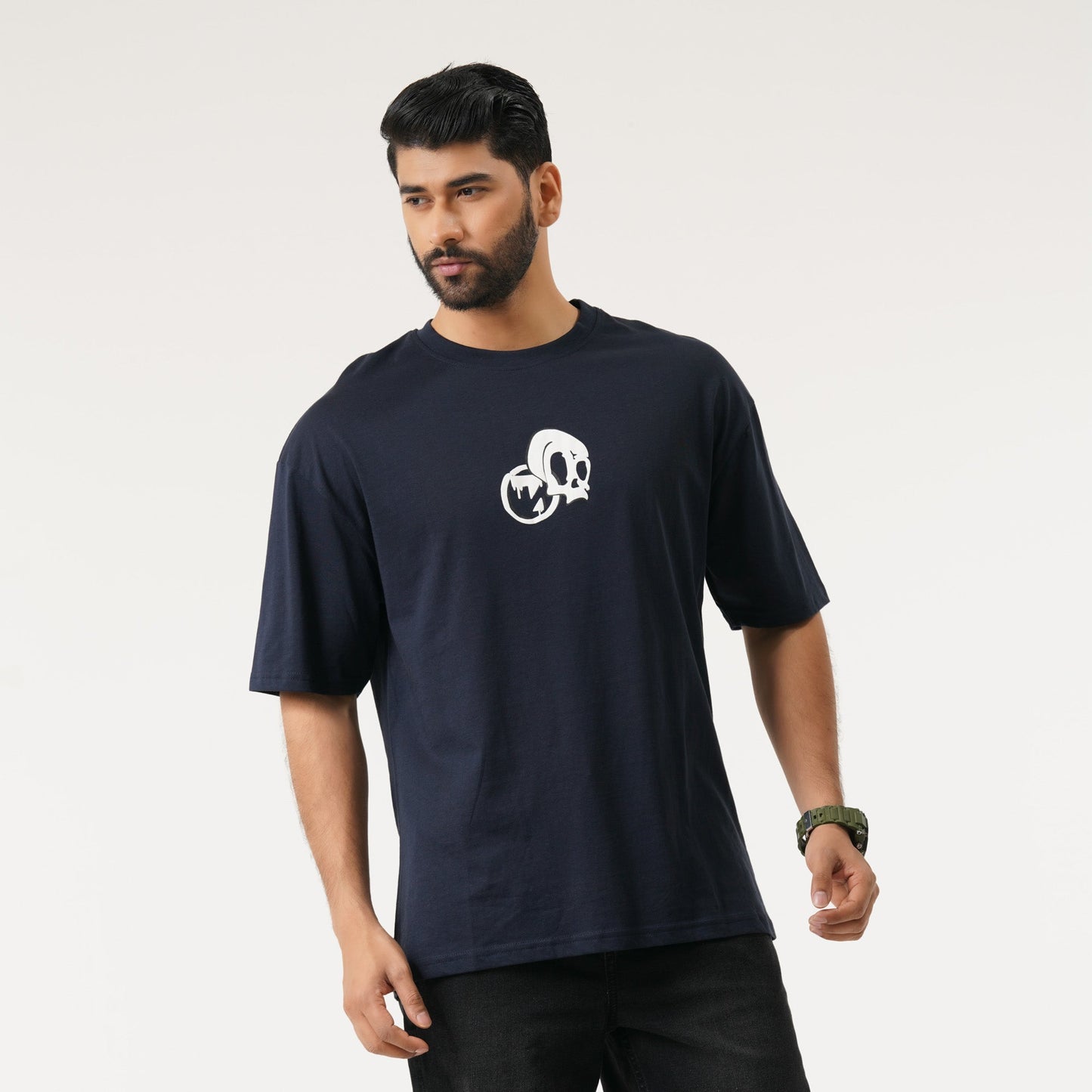 Mens AOP Navy Blue T-Shirt
