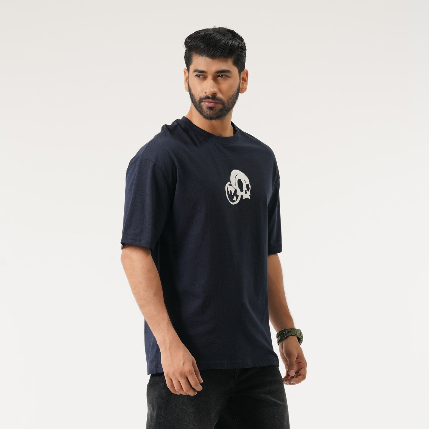 Mens AOP Navy Blue T-Shirt