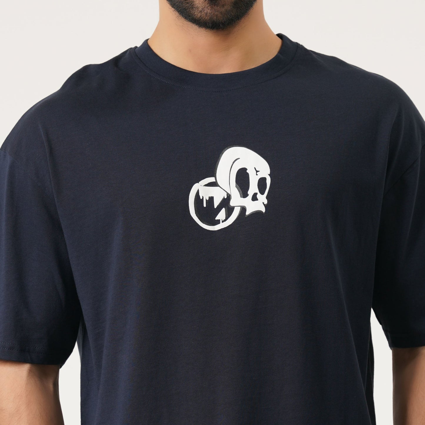 Mens AOP Navy Blue T-Shirt