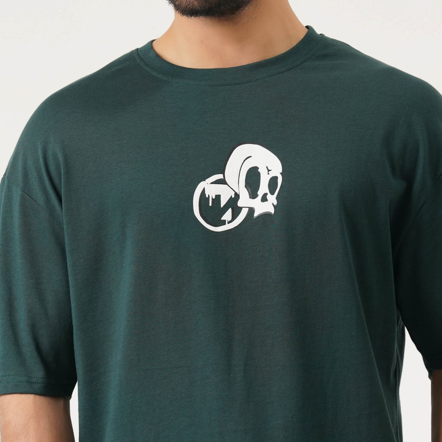 Mens AOP Green T- Shirt