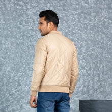 Load image into Gallery viewer, MENS BOMBER JACKET- BEIGE
