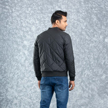 Load image into Gallery viewer, MENS BOMBER JACKET- BLACK
