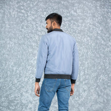 Load image into Gallery viewer, MENS REVERSIBLE BOMBER- FLINT STONE/AOP
